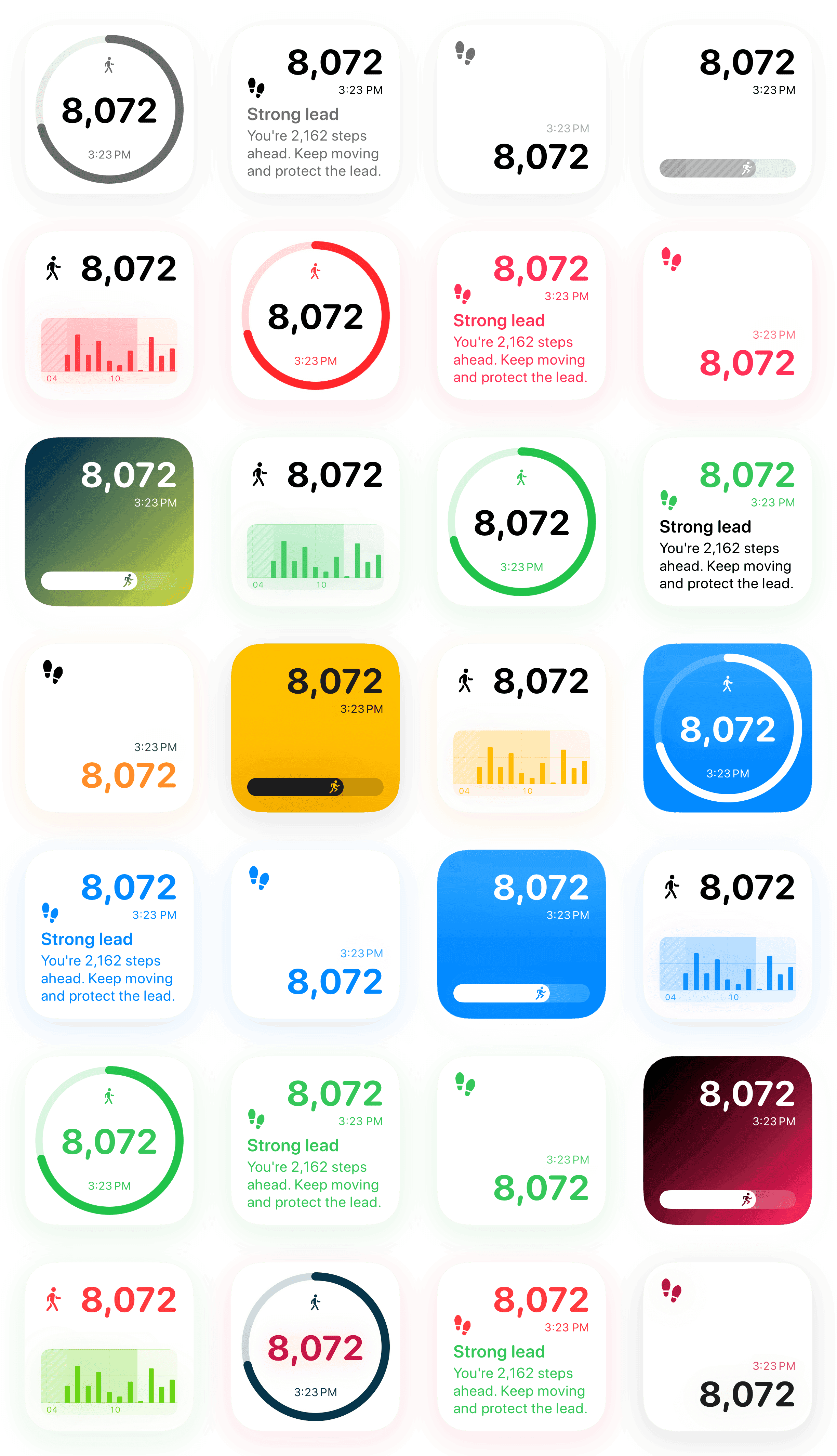 The widget gallery illustration